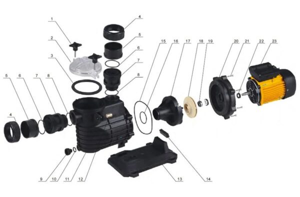 Подставка (основание) для насоса Glong FCP-370 FCP370-13 для бассейна