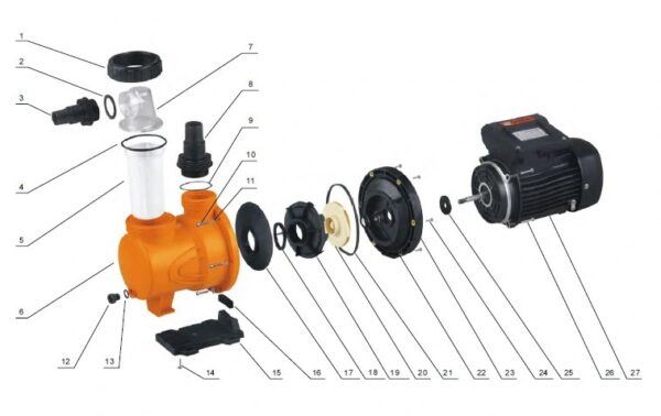 Диффузор насоса Glong FCP-250S для бассейна
