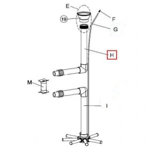 Комплект подключения диффузора фильтра IML Nilo 650 FS34030-0414 для бассейна