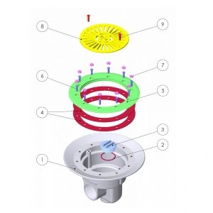 Решетка донного слива IML SU-001 SU001-08 для бассейна