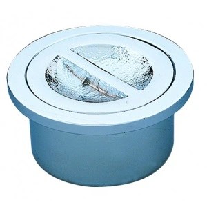 Форсунка для бассейна подключения пылесоса с крышкой д.98 (плитка) G2" (внутр.) хромированная латунь Astralpool 00317
