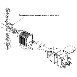 Крышка камеры дозации насоса-дозатора Bayrol DE 8 125196 для бассейна