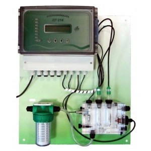 Плата управления для контроллера Steiel EF214 с дисплеем T°/pH/Rx/CLE12 77010440/AQM для бассейна