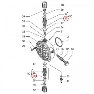 Уплотнительное кольцо клапана насосов Aqua HC797-897-997