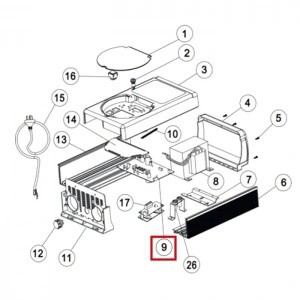 Плата контроля хлоратора Aquaviva SSC50 PCB Ver5.6 для бассейна