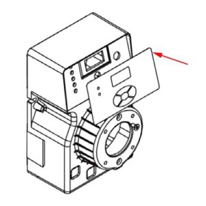 Наклейка на панель управления насоса Etatron DLX-MA/MB GSG0012801 для бассейна