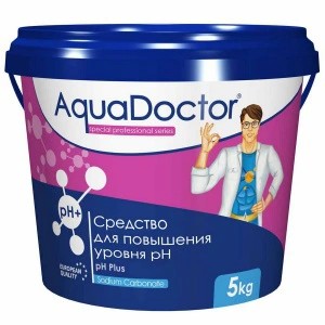 Средство для повышения уровня рН AquaDoctor pH Plus 25 кг для бассейна