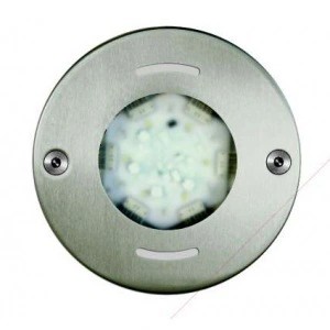 Светодиодный светильник для бассейна Fluvo LED (белый) с круглой рамкой D170