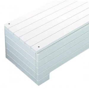 Облицовка одного торца из PVC-профилей Bieri Alpha Covers для барабанов ACOE