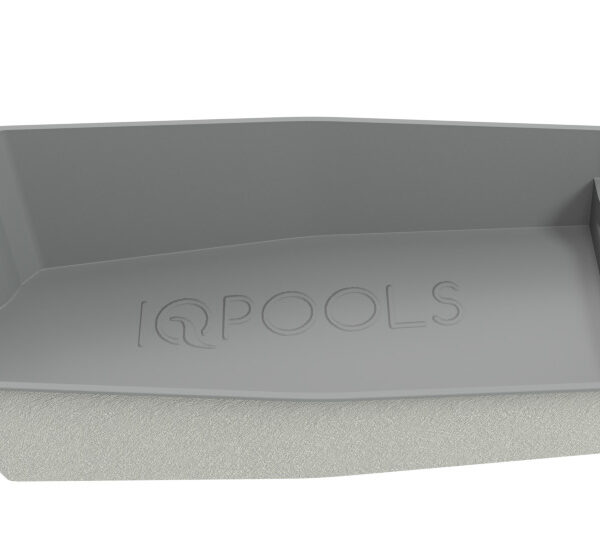 Композитный бассейн IQPools Аллегро 8.8х4х1.01-1.65 м объем 38 м3 серый