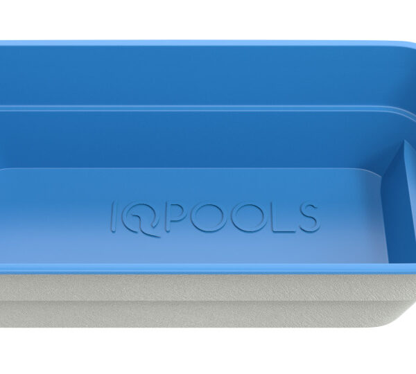 Композитный бассейн IQPools Форте 7х3х1.65 м объем 26 м3 вес 460 кг голубой