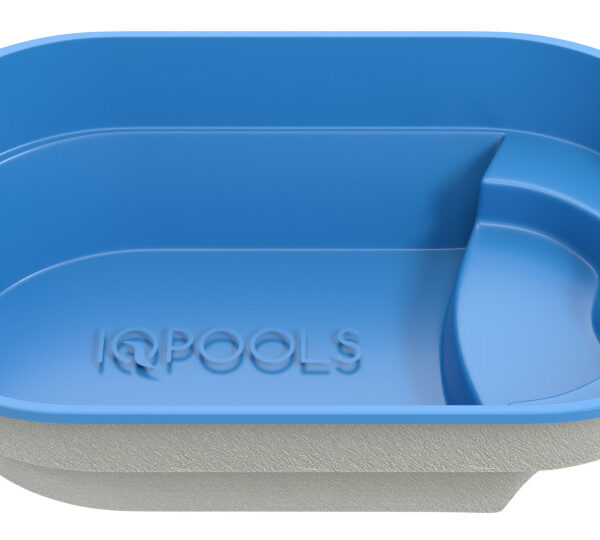 Композитный бассейн IQPools Легато 5.2х2.8х1.4 м объем 15 м3 350 кг голубой