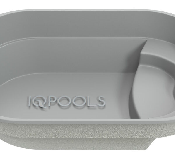Композитный бассейн IQPools Легато 5.2х2.8х1.4 м объем 15 м3 350 кг серый