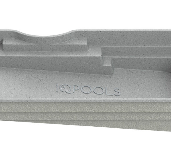 Композитный бассейн IQPools Марш 9х3.5х1.01-1.8 м объем 40 м3 серый гранит