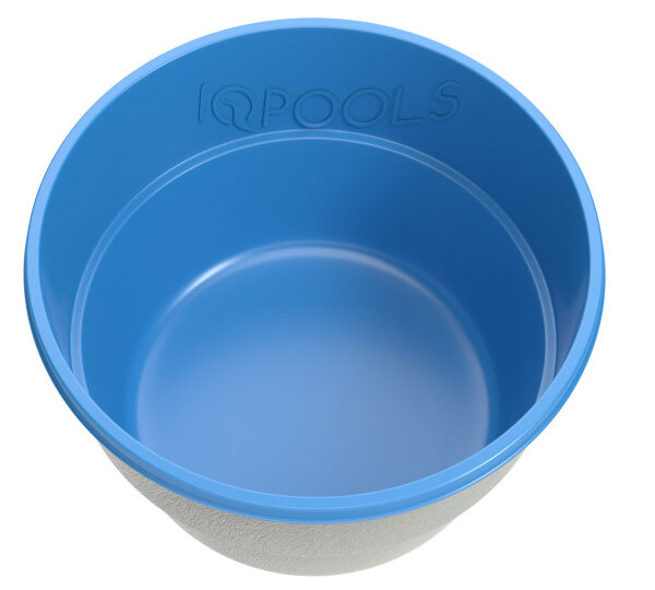 Композитный бассейн IQPools Рондо 3.5х3.5х1.7 м объем 15 м3 голубой