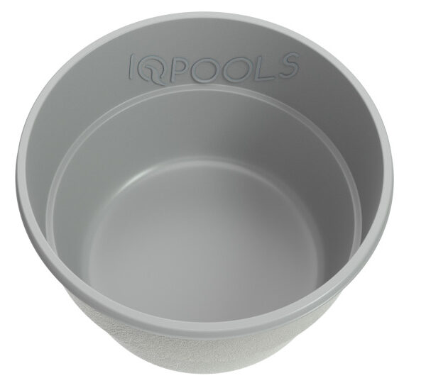 Композитный бассейн IQPools Рондо 3.5х3.5х1.7 м объем 15 м3 серый