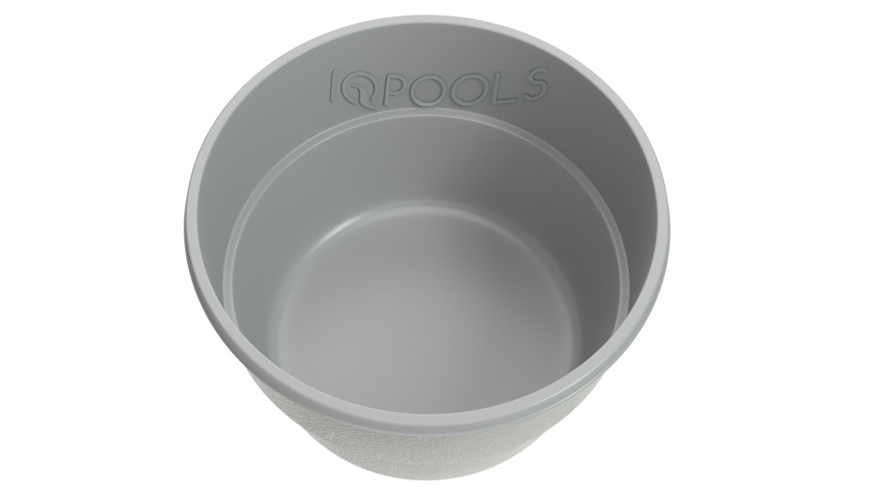 Композитный бассейн IQPools Рондо 3.5х3.5х1.7 м объем 15 м3 серый Композитный бассейн IQPools Рондо 3.5х3.5х1.7 м объем 15 м3 серый