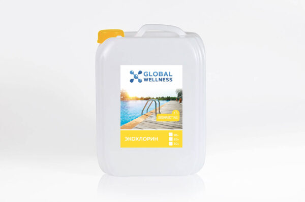 Жидкий хлор для бассейна ЭКОХЛОРИН (30л) Global Wellness арт. 1500330000
