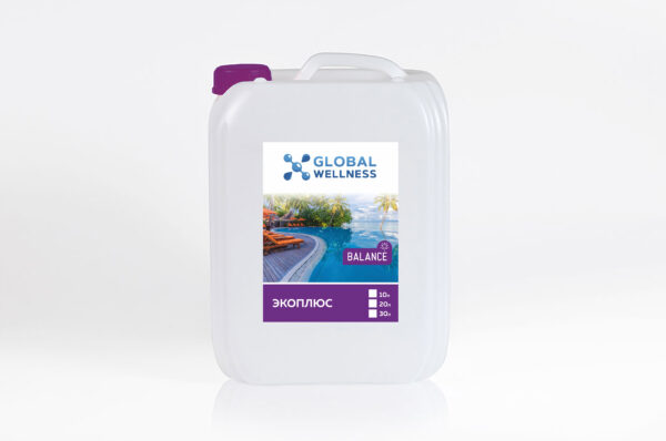Жидкий pH-плюс для бассейна ЭКОПЛЮС (30л) Global Wellness арт. 1500930000