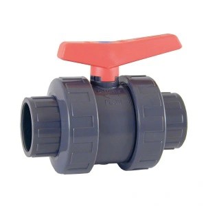 Кран шаровой для бассейнов ПВХ Cepex Standard (уплотнение шара PTFE