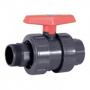 Кран шаровой для бассейнов ПВХ Cepex PN10 (уплотнение шара PE