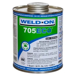 Экологически чистый клей для ПВХ Weld?On 705 Eco для труб до 160 мм