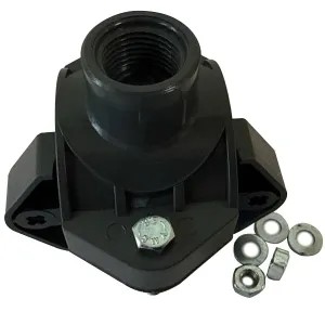 Седло зажима ПВХ резьбовое (2 болта) Седло зажима ПВХ резьбовое (2 болта)