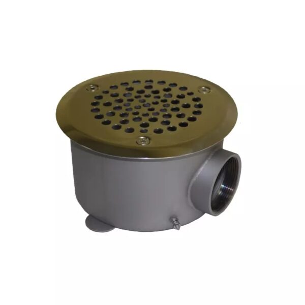 Донный слив круглый для бассейна D160x100 2? (Плитка) Runwillpools Р4-03LN AISI-316L шлифованный