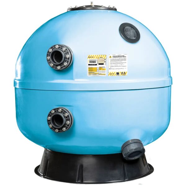 Фильтр Aquaviva MS1600, 100 м3/ч, D=1600 мм, боковое подключение 110 мм MS1600 для бассейна