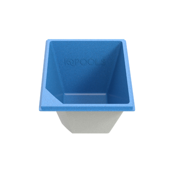 Композитная купель IqPools Сканди 2.15х2.15х1.65 голубой квадратная 6 м3